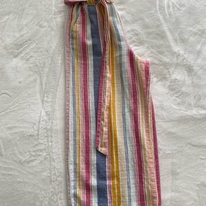 Wide-Leg Linen/Cotton Pants